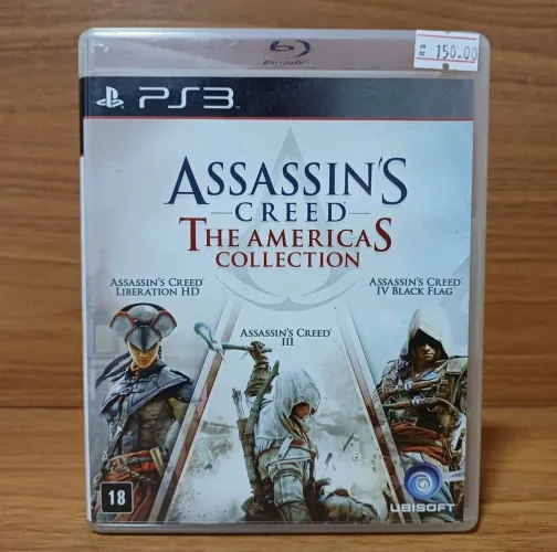 Jogo ps3 nacional assassin's creed the americas collection