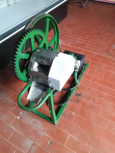 Engenho de cana com motor com rolo Inox 