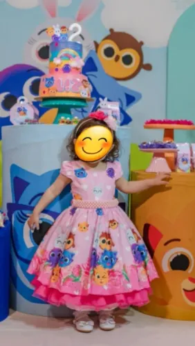 Vestido de Festa Bolofofos, aniversário