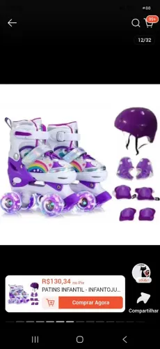 Patins infantil