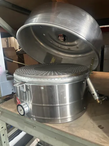 Forno de pizza muito eficiente 