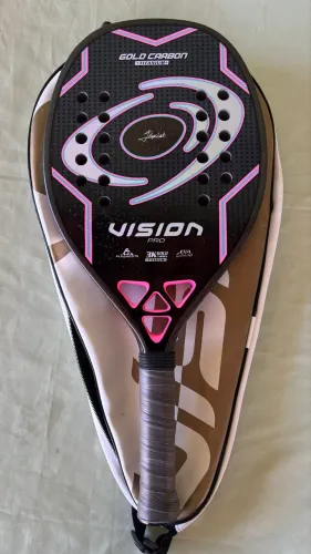 Raquete Beach Tennis Vision Gold Carbon ?Titanium? 2025