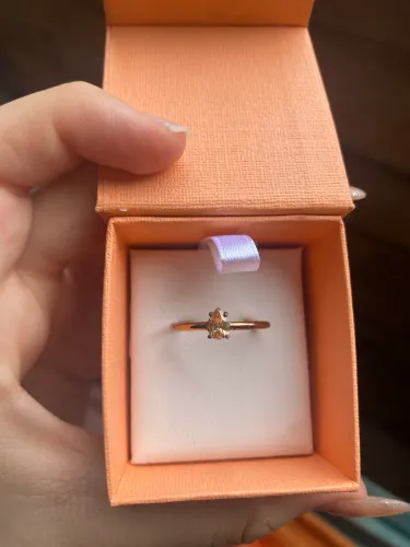 Anel Vivara Life Auba em Prata 925 com banho de ouro 