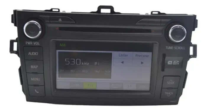 Radio Aparelho Som C/suporte Toyota Corolla 2014 Original