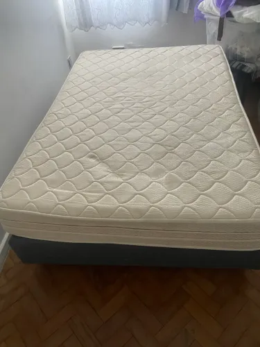 Cama box casal com colchão