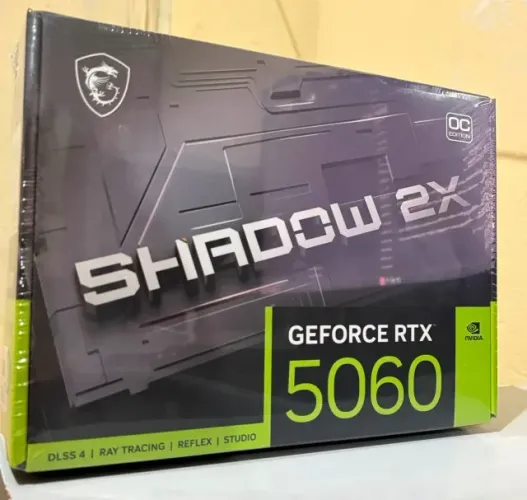 Placa de Vídeo RTX 5060 8gb NOVA LACRADA MSI Shadow NVIDIA