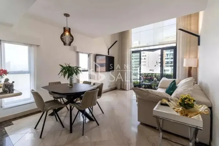 apartamento duplex 1 dormitorio 1 vaga no Itaim bibi