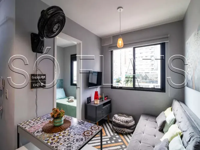 Apartamento mobiliado à venda na Barra Funda 2 dormitórios perto do metrô