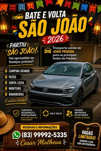 Bate e volta para festas de São João