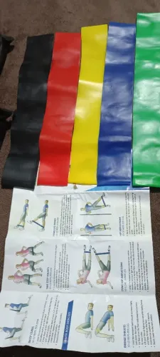 Kit 5 faixas bandagem elástica