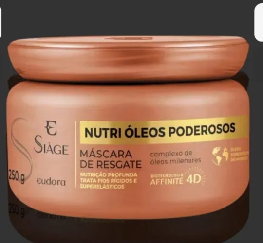 Máscara Eudora Nutri óleos Poderosos
