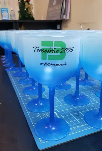 Taça de Gym personalizada brindes festa aniversário