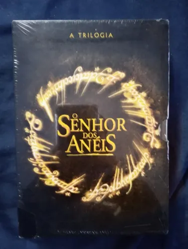 BOX DVD SENHOR DOS ANÉIS FILMES ORIGINAL 3 DVDS