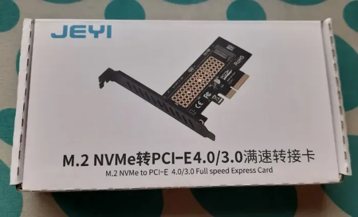Adaptador SSD M2 NVMe Gen4 Para PCI-e 4.0 X4 X8 X16 64Gbps JEYI
