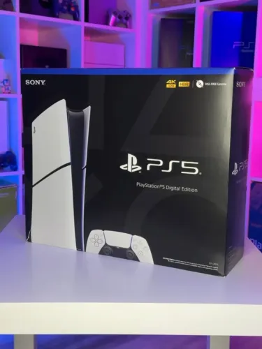 PlayStation 5 Slim 1T Mídia Digital Lacrado Com Nota e Garantia