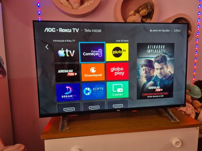 TV SMART AOC ROKU 43 POLEGADAS