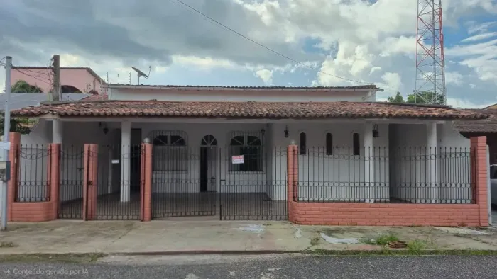 CASA GRANDE NO COND VITORIA REGIA - MARAMBAIA COM 3 QUARTOS E QUINTAL