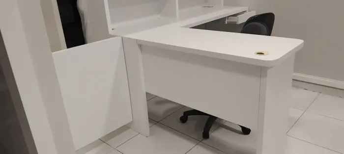 Balcão de recepção divisória 