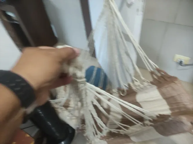 Rede de descanso bucho de boi artesanal novo ZAP Claudemir *