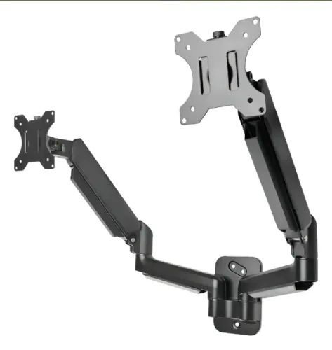 Suporte Articulado Monitor Pix PX-F250P 2 Telas 10-35'' Pistão Gás Preto
