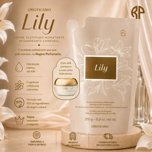 REFIL HIDRATANTE CORPORAL LILY TRADICIONAL