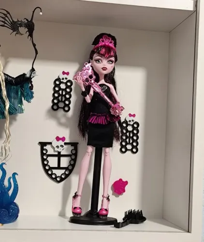 Boneca Monster High Draculaura G1 1600 aniversário decorações de parede inclusas 