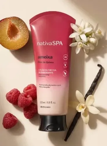 Loção Hidratante Corporal Desodorante Nativa SPA Ameixa 200ml