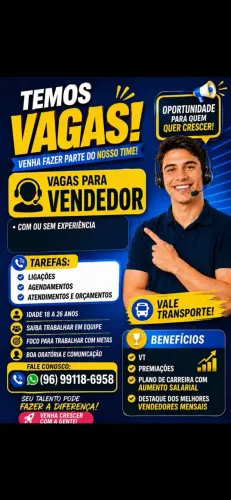 Vaga para call center