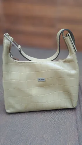Bolsa croco Bege