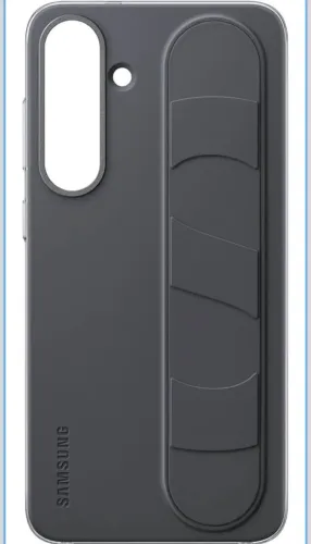 Capa Original Para Samsung Galaxy S25 Plus Com Suporte Integrado E Alça Ergonômica Preto