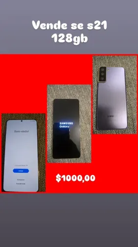 Celular s21 novíssimo,  sem marcas de uso 128gb