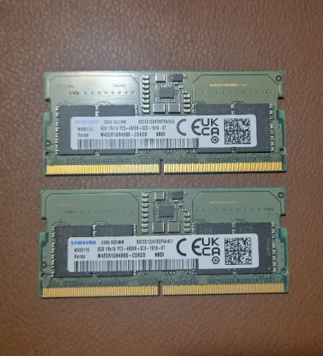 MEMORIA SAMSUNG DDR5 16GB 4800 SO-DIMM PARA NOTEBOOK - 02 PENTES DE 8GB