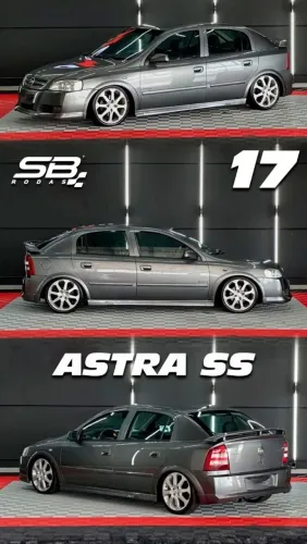 Rodas Chevrolet Astra SS aro 17 prata 4x100 novas