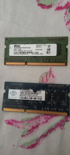Memória Pra Notebook ddr3 2gb cada