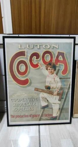 Poster Cooperativa Vintage Luton Cocoa