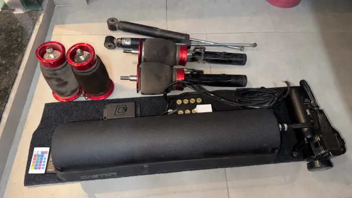 Suspesao a ar castor, com led e sensor, completo