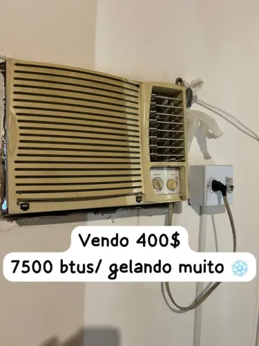Vendo ar, gelando muito 