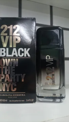 PERFUME IMPORTADO 212 BLACK,100 ML, ÓTIMO