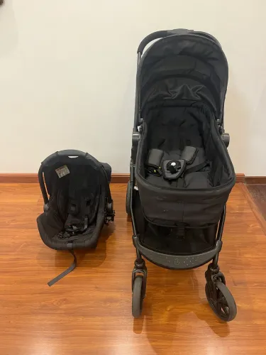 Carrinho de Bebê Travel System Galzerano Olympus Preto 