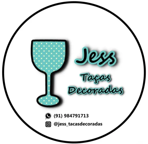 Decoração de taça em pedrarias