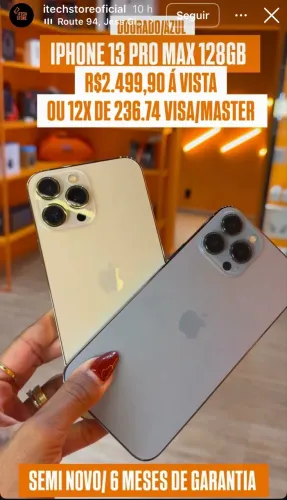13 PRO MAX LINDO DEMAIS COM GARANTIA