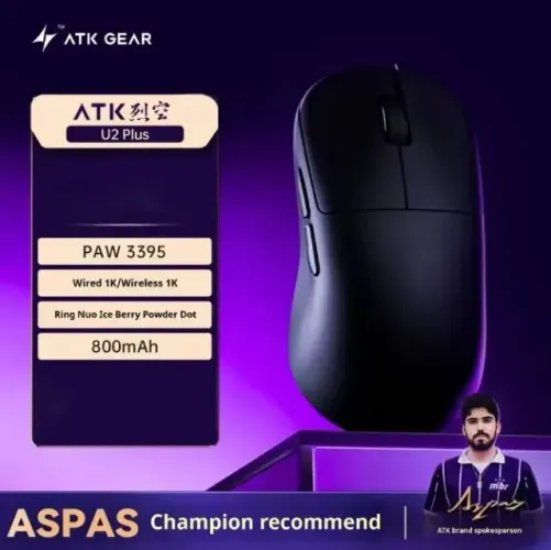 Mouse Gamer ATK U2 PLUS - Lacrado