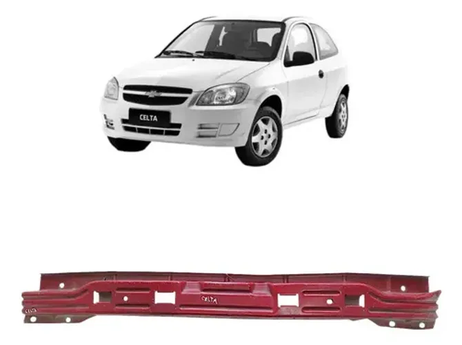 Alma Parachoque Gm Celta 2001 A 2016 Dianteiro Detalhe