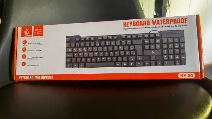 Teclado com fio usb