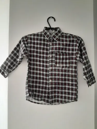 Camiseta xadrez infantil