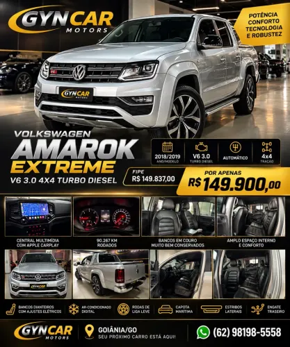 Volkswagen Amarok Extreme CD 3.0 4X4 TB Dies. Aut. 2019