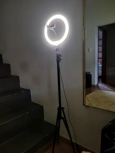 Vendo Ring Light 12 polegadas com Tripé grande regulagem