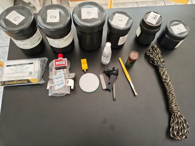 Kit potes para campo, exec, acampamento