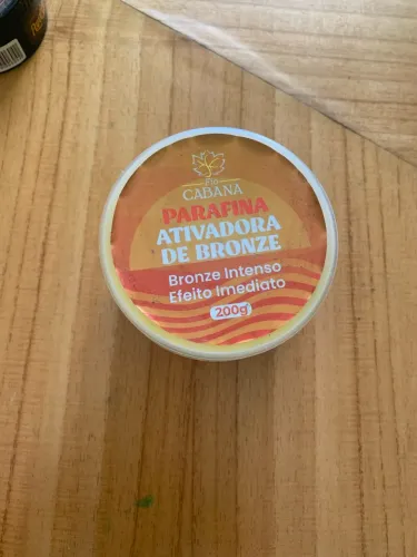 Parafina Bronzeadora - usada apenas 1 vez