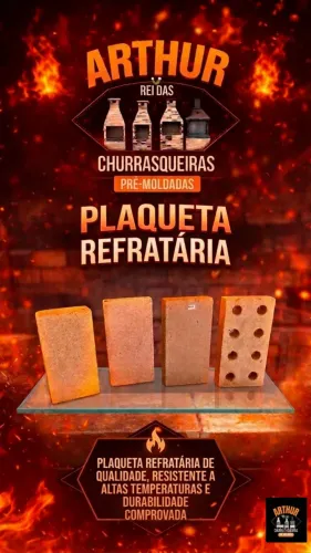 Plaqueta refratária